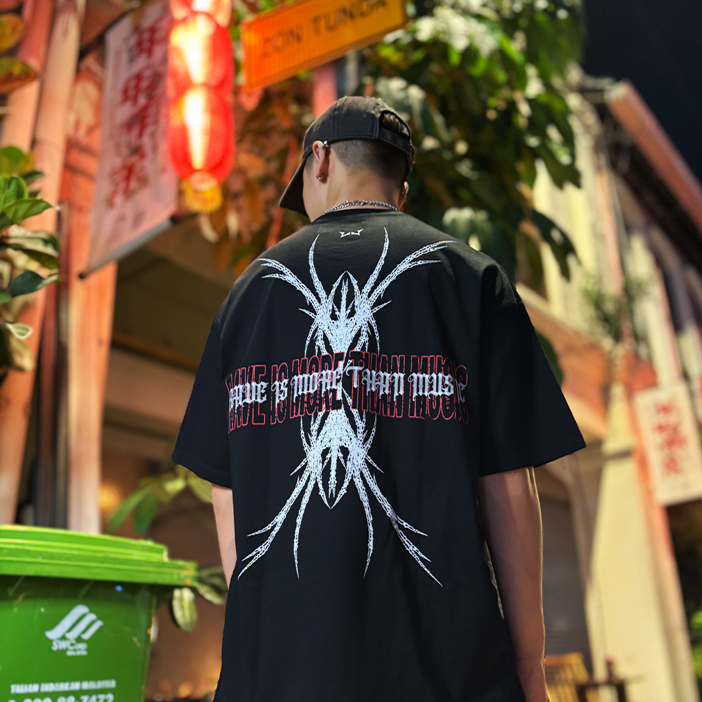 "Rave Is More Than Music" Oversized Rave Tee | Black