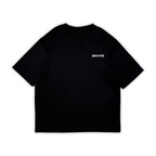 “wubwub” Oversized Tee | Black